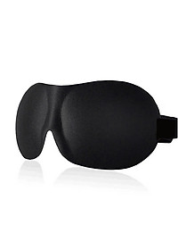 Bịt Che Mắt Ngủ 3D Kèm Bịt Tai Văn Phòng, Trên Xe Ô tô, Máy Bay, Thoáng Khí, Mềm Mại Cho Giấc Ngủ Ngon, Mặt Nạ Ngủ. Du Lịch Dã Ngoại Phượt Thiền MÀU ĐEN