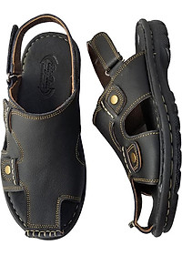 Giày Sandal Bít Mũi Nam BIGGBEN Da Bò Thật SD77