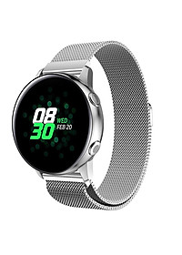 Dây Đồng Hồ 20mm Thép Lưới Nam Châm Cho Đồng Hồ Samsung Galaxy Watch Active 2, Active, Galaxy Watch 42mm
