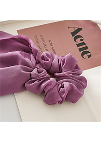 Dây buộc tóc Scrunchies lụa dáng dài dễ thương HD78