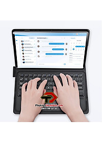 Bao da kèm bàn phím cho SamSung Galaxy Tab S9 FE chính hãng Dux Ducis có bàn di chuột TrackPad - Hàng chính hãng 
