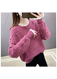 Áo len nữ Haint Boutique thiết kế dài tay phối ren nữ tính al27