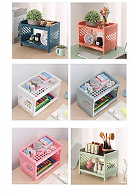 Kệ Nhựa Đựng Vật Dụng 2 Tầng GROFA - Hàng Chính Hãng , Giao màu ngẫu nhiên