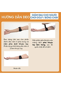 Đai quấn khuỷu tay loại vừa Phiten metax elbow band middle AP246003/AP246004/AP246005