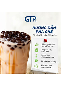 Siro Đường Đen GTP - Chuyên dùng pha chế: Trà sữa, Trà trái cây, Cocktail, Mocktail…