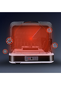 Máy sấy bát cao cấp 2 tầng chứa dung tích 45l công nghệ khử ion âm