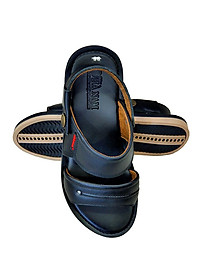 Giày Sandal Nam Da Bò Thật TiTi ĐÔ Cao Cấp DNA2168d