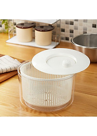 Rổ quay rau Nhật Bản Pearl Metal (2.7L/ 4.45L/ 6.6L) - Hàng nội địa Nhật Bản |#nhập khẩu chính hãng| |#Made in Japan| |#H-580|#H-614|#H-581|