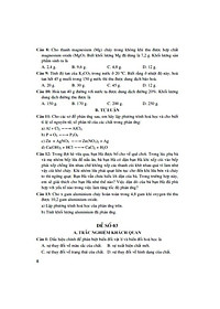 Tuyển Tập Đề Kiểm Tra Định Kì Khoa Học Tự Nhiên Lớp 8 (Dùng Chung Cho Các Bộ SGK Hiện Hành)