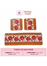 Thảm trải ghế lót nỉ trải ghế 1M65 Gồm 1 tấm dài 1m65 và 2 ngắn 50*55 TB