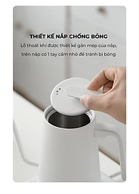 Bếp ấm cổ ngỗng đun nấu siêu tốc giữ nhiệt 600ml CAFE DE KONA