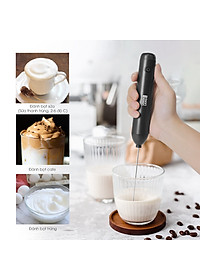 Máy đánh trứng đánh bọt cafe cầm tay mini Lebenlang LBL4588, 2 tốc độ, sạc pin usb tiện dụng - hàng chính hãng