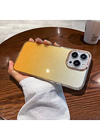 Ốp lưng chống sốc cho iPhone 14 Pro / 14 Pro Max / 12 Pro Max hiệu Likgus Luxury Gradient trang bị viền Camera ánh kim sang trọng , chống sốc chống va đập - Hàng nhập khẩu