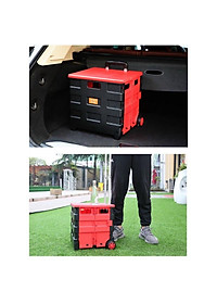 Thùng đựng nhựa/ hộp đừng đồ kéo dã ngoại cốp ô tô