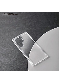 Ốp lưng trong suốt chống ố vàng cho Samsung Galaxy S25 Ultra, Mipow Tempered Transparent (Bayer Germany)_ Hàng Chính Hãng