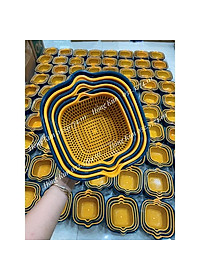 Sét 6 Rổ Chậu Nhựa PP Tiện Dụng Cho Nhà Bếp Hàng Loại 1