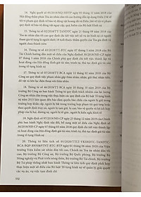 Bộ luật Tố tụng hình sự năm 2015 (Sửa đổi, bổ sung năm 2021) và các văn bản hướng dẫn thi hành