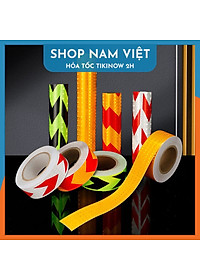 Băng Keo Phản Quang Hình Mũi Tên Cảnh Báo Ban Đêm