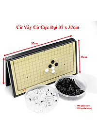 Cờ Vây Nam Châm Chất Lượng Cao 28x28 và 37x37cm Có Hộp Đựng Quân Cờ - Chính Hãng dododios