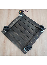 Kệ Để Chậu Cây Có Bánh Xe Cỡ Lớn 35cm Màu Xám Đen Dùng Để Để Chậu Cây - Chậu Hoa Thuận Tiện Di Chuyển
