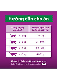 Thức Ăn Cho Mèo Whiskas Adult 1+ Years Vị Cá Ngừ 3kg/Túi