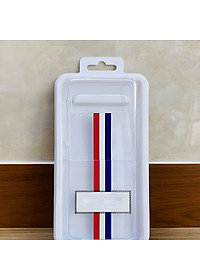 Ốp lưng chống sốc trong suốt cho Samsung Galaxy Z Flip 3 hiệu Likgus Thom Brow (chất liệu cao cấp, thiết kế thời trang họa tiết 3 sọc màu) - hàng nhập khẩu