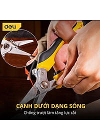 Kìm Cắt Đa Năng Deli Cao Cấp Kích Thước 8inch - Chất Liệu Chống Mòn, Gỉ - Sử Dụng Được Trên Nhiều Vật Liệu - DL2908