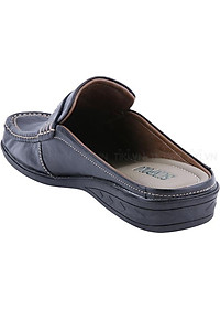 Dép Sabo Nam Da Bò SUNPOLO SUSB003D - Đen