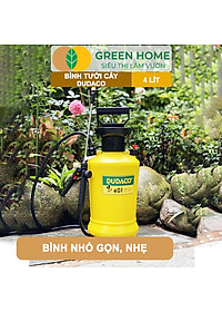 Bình Tưới Cây Dudaco, GreenHome, 4 Lít, Phun Xa 2 Chế Độ, Bơm Nhẹ Tay, Tưới Cây Phun Sương, Bền, Đẹp