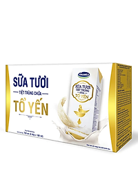 COMBO 24 Hộp Sữa Tươi Tiệt Trùng Chứa Tổ Yến Vinamilk - Lốc 4 Hộp 180ml