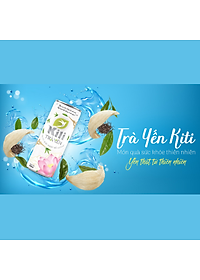 TRÀ YẾN KITI HƯƠNG SEN - "PHÚC LỘC" THÙNG 6 LON(250ml/lon)