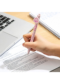 [Sơn Tùng M-TP Collection] Bút Bi Nước Mực Gel Bấm Ngòi 0.5 Nhanh Khô Siêu Mướt Nhiều Mực BST Limited Deli - Viết Bi Học Sinh Văn Phòng - EG17-BL