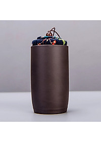 Bộ Bình Trà Tử Sa Mini Có Túi Đựng Đi Du Lịch Tiện Lợi Thích Hợp 2 - 4 Người Dùng Gồm 1 Ấm Trà, 4 Tách, 1 Bình Đựng Trà - Hàng chính hãng 