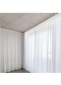 Rèm Voan Trắng Tinh Khiết, Loại 1, Vải Treo Tường Trang Trí Decor Phòng Ngủ