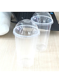 50 Ly Nhựa HỮU PHONG Cao Cấp 700ml Kèm Nắp Cầu Dùng 1 Lần, An Toàn, Đựng Nước ép, Trà sữa (Tặng Móc khóa KETILO)