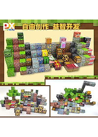Combo 100 Khối Nam Châm Minecraft Khối Xây Dựng Mô Hình Giáo Dục Cho Trẻ Em