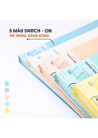 Bìa Lá A4 Switch ON AO+, Túi Dày 0.06 mm (20 Lá/ 40 Lá)