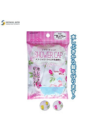 Mũ tắm bảo vệ tóc họa tiết hoa Seiwa - Hàng Nội Địa Nhật Bản