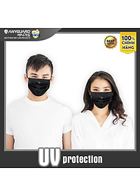 [NEW] Khẩu Trang Anyguard Hàn Quốc 3 Lớp Màu Đen Chính Hãng -  Lọc 99% Vi Khuẩn, UV Protection (Hộp 30 Cái) - Bảo Vệ Hằng Ngày - Tiêu Chuẩn Công Nghệ Hàn Quốc - ISO 9001:2015, ISO 13485:2016, QCVN 01:2017/BTC
