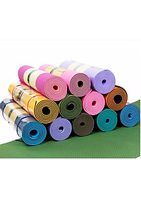 Thảm Tập Yoga TPE 2 Lớp PEAFLO Cao Cấp dày 6mm Kèm Túi
