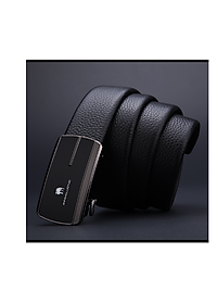 Thắt lưng nam da bò nguyên chất mặt khóa tự động hợp kim cao cấp phong cách cá tính