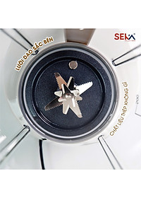 (Phiên Bản Mới) Máy Làm Sữa Hạt Đa Năng 1,5L SEKA E600 Chống Trào, Chống Ồn, 8 Chức Năng - Hàng Chính Hãng