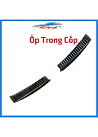 Ốp chống trầy cốp Mazda CX5 thép không gỉ vân titan bảo vệ xe chống va đập