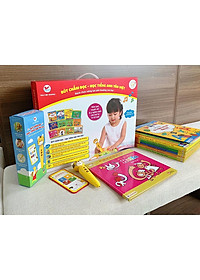 Bộ Sách Học Tiếng Anh: Bút Chấm Đọc- Học Tiếng Anh - Đánh Thức Năng Lực Phi Thường Từ Trẻ Thơ : Dành Cho Trẻ Từ 0 Đến 10 Tuổi (Tặng kèm 12 cuốn sách)