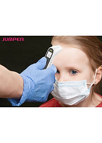 Nhiệt kế điện tử hồng ngoại không tiếp xúc, đo trán và tai 4 in 1 Jumper JPD-FR302  (FDA Hoa Kỳ + xuất USA)