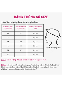 Mũ bảo hiểm nửa đầu lỗ thông gió chính hãng NÓN SƠN TG-XM179