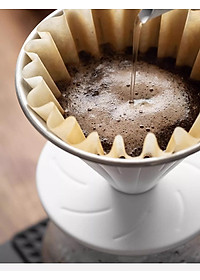 Giấy lọc hình tròn cho phễu Kalita 155 185 CAFE DE KONA