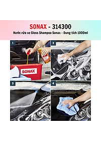 Nước rửa xe đậm đặc Sonax Gloss Shampoo 314300 1L  