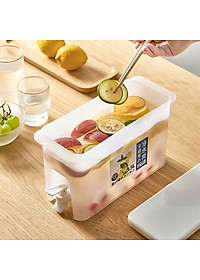 Bình Nước 3.5L Có Vòi Để Tủ Lạnh Cao Cấp,Đựng Nước Trái Cây Tiện Lợi Đa Năng Ngăn Nắp