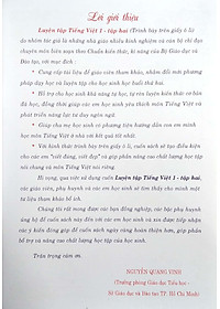 Luyện Tập Tiếng Việt 1 - Tập 2 (Trình Bày Trên Giấy Ô Li)